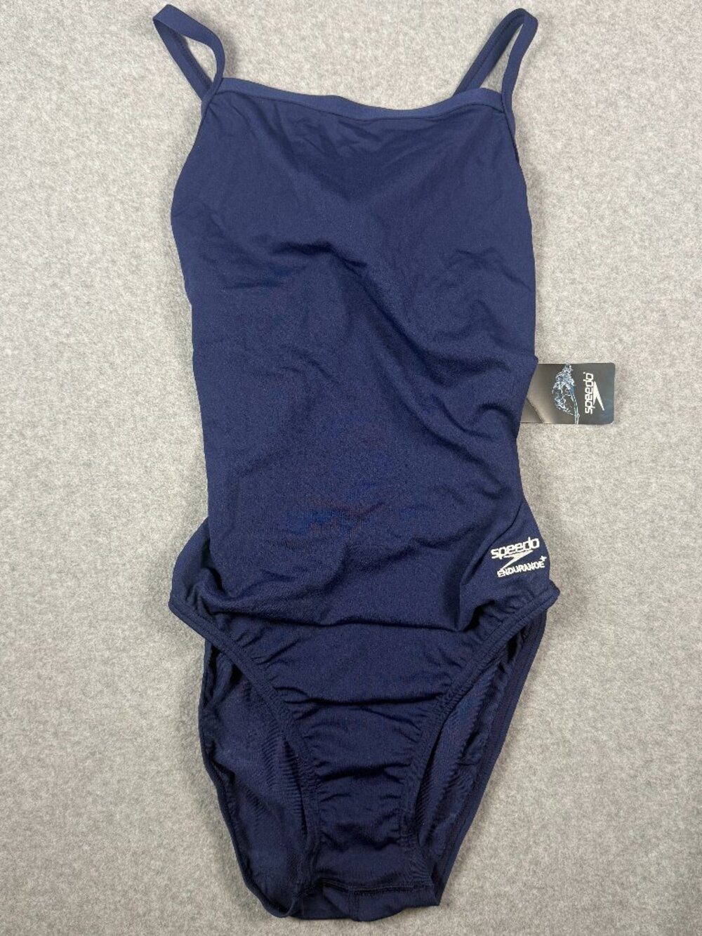 Speedo Women's Endurance+ Pro Flyback Athletic Swimsuit Navy Blue 10 / 36 NWT